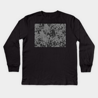 Marbling no. 76 Kids Long Sleeve T-Shirt